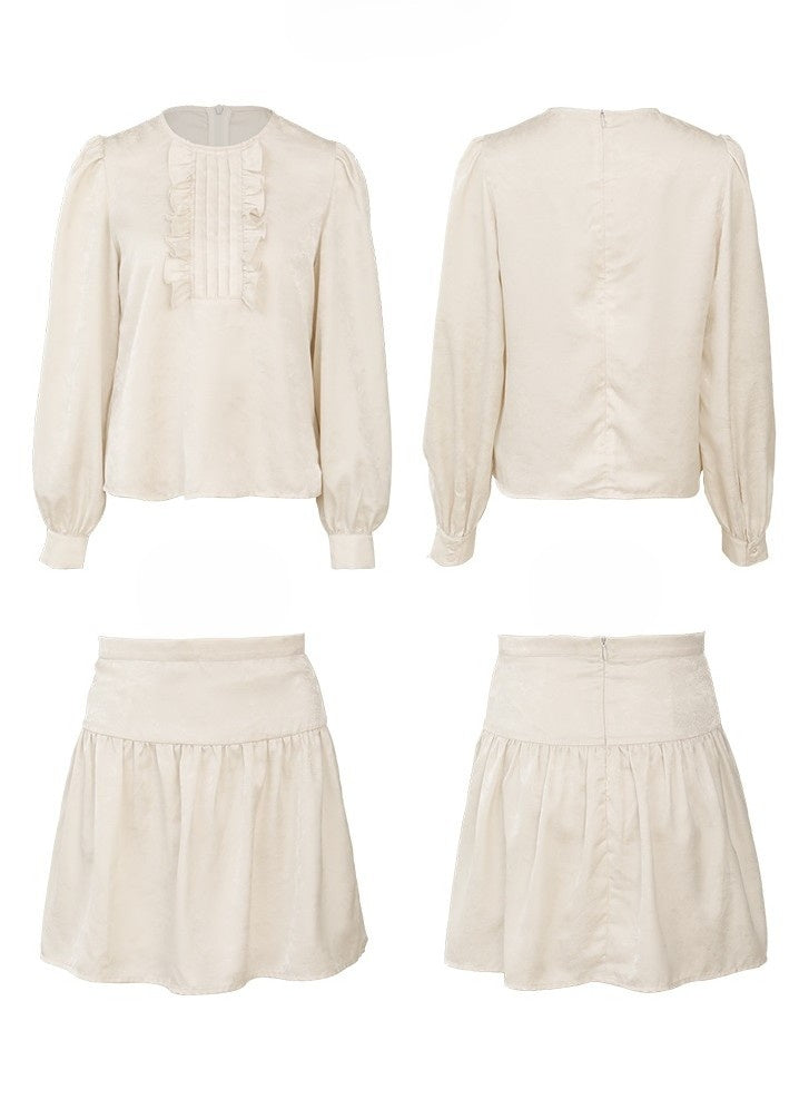 RUFFLED TOPS AND PLEATED SKIRTS - ANLEM