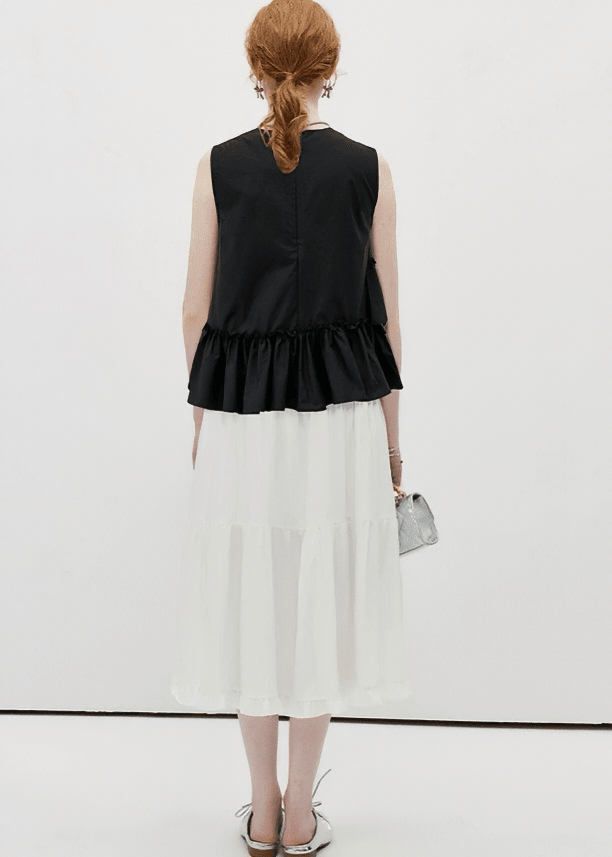BIJOU EMBELLISHED RUFFLE TOP - ANLEM