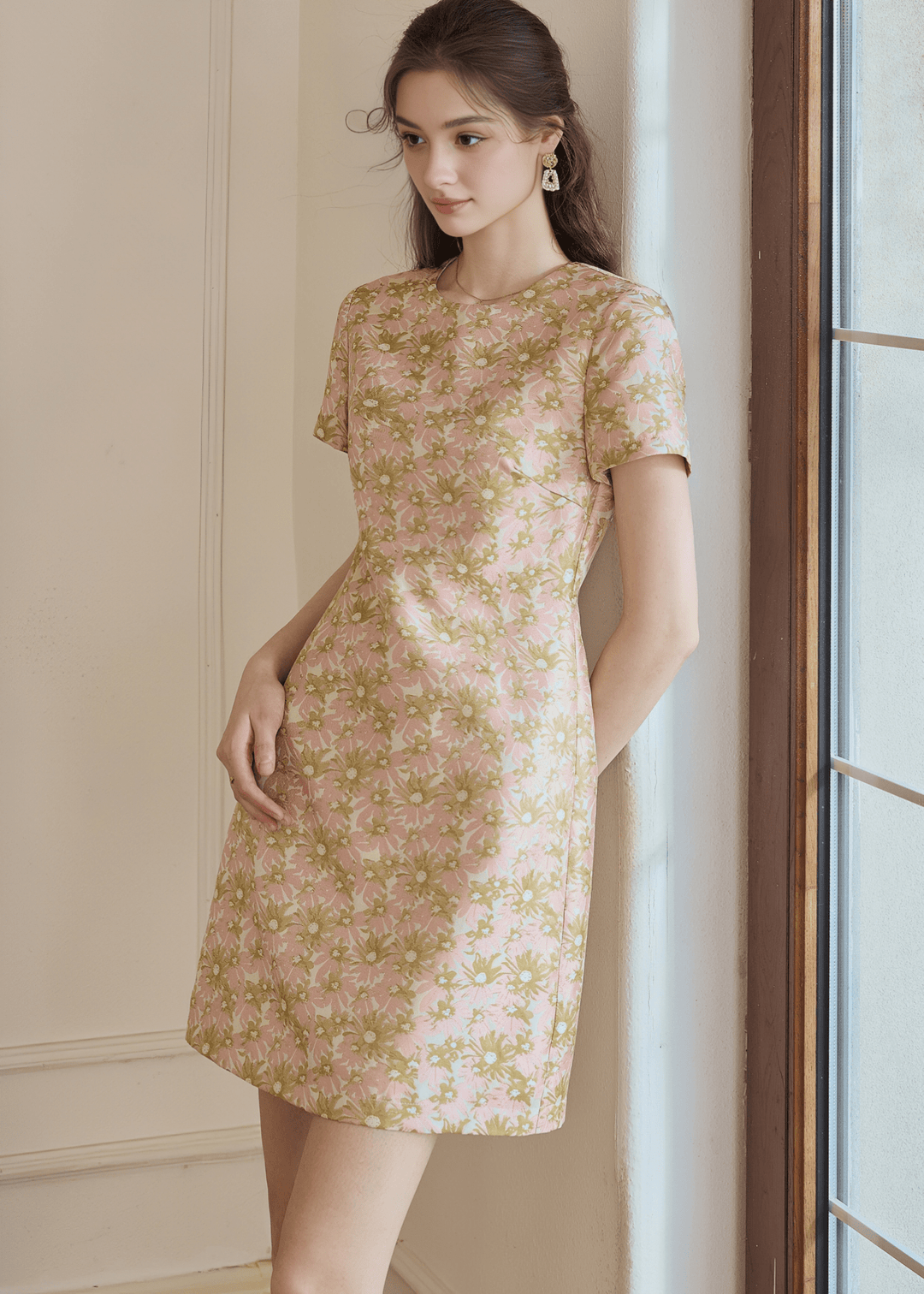 BLOSSOM GARDEN SHIFT DRESS - ANLEM