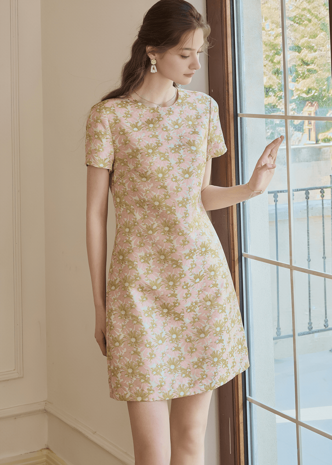 BLOSSOM GARDEN SHIFT DRESS - ANLEM