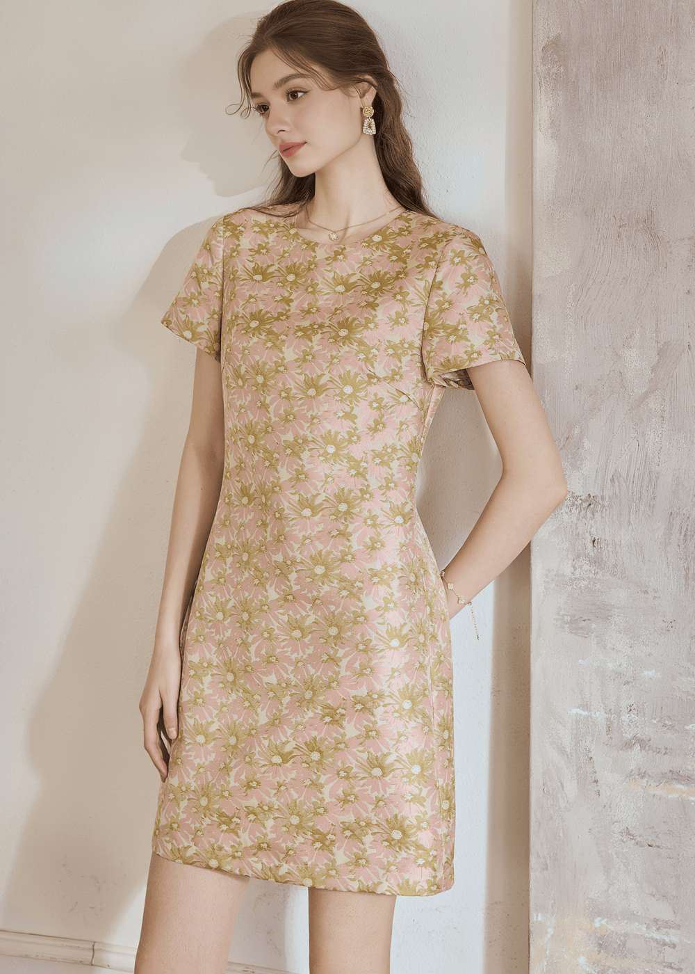 BLOSSOM GARDEN SHIFT DRESS - ANLEM