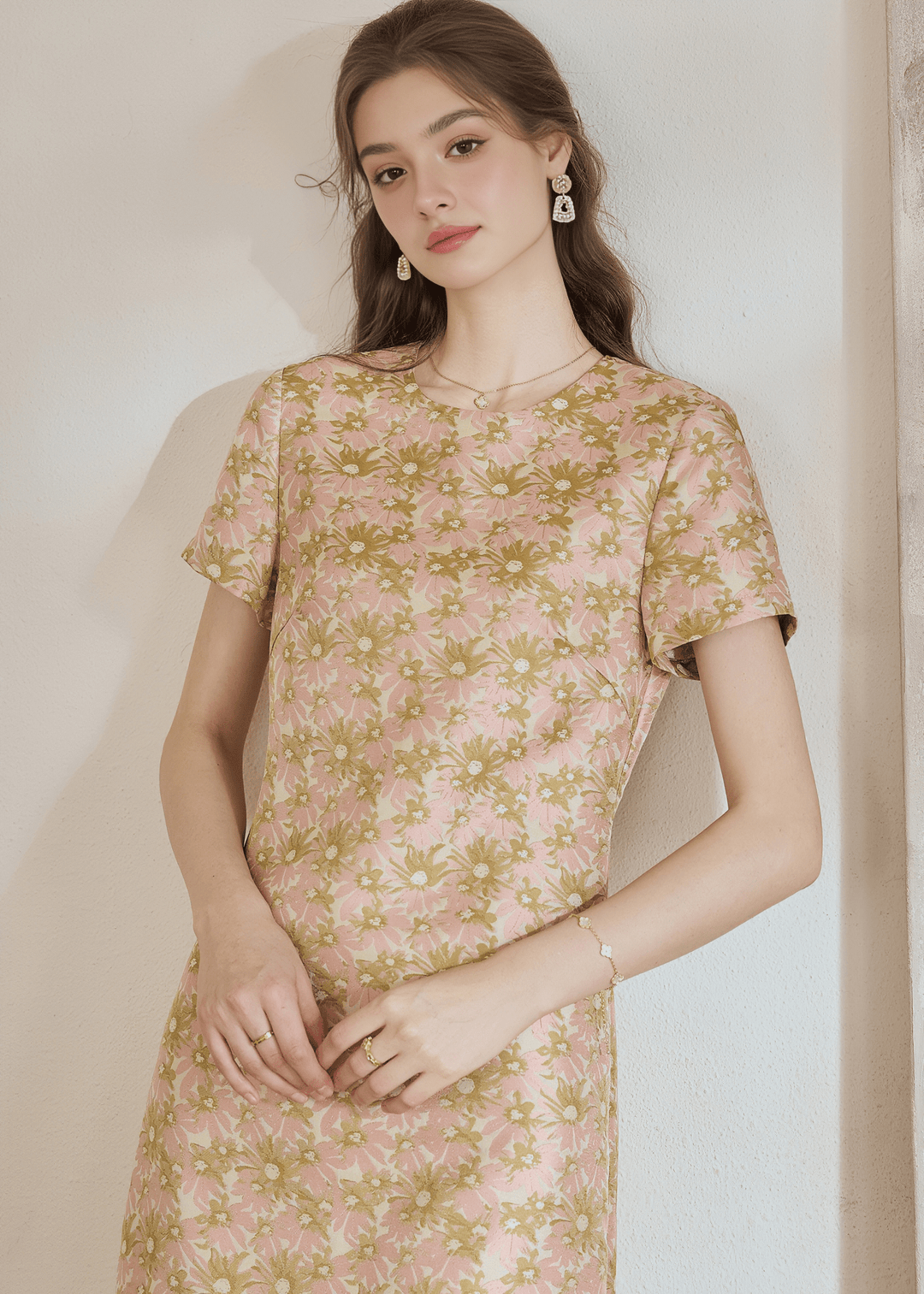 BLOSSOM GARDEN SHIFT DRESS - ANLEM