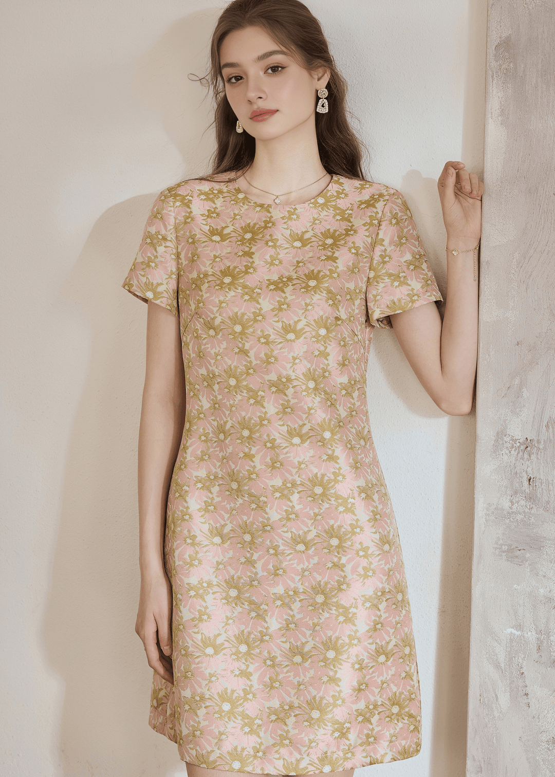 BLOSSOM GARDEN SHIFT DRESS - ANLEM