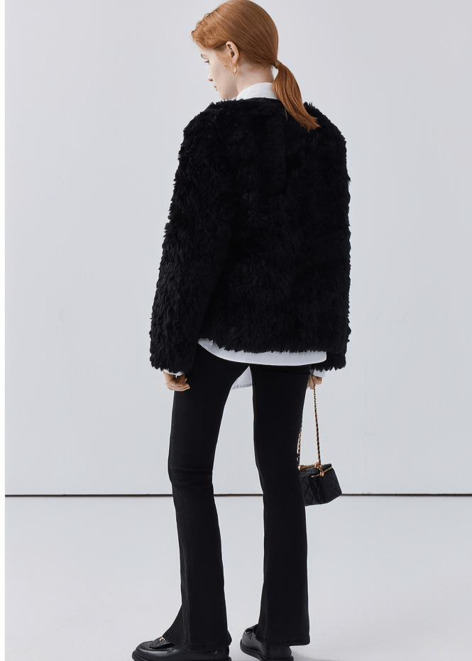 BOUCLÉ GOLD BUTTON JACKET - ANLEM