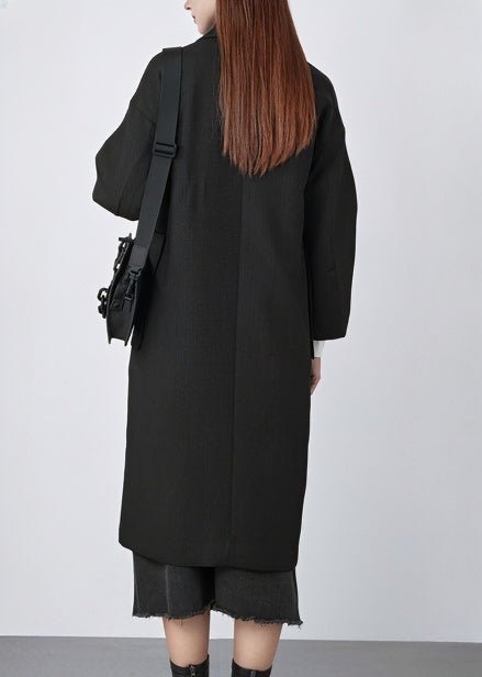 COLLAR POCKET COCOON COAT - ANLEM