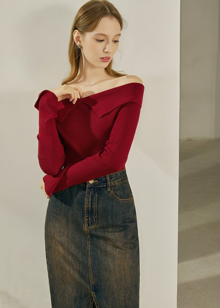 CRIMSON SHOULDER KNIT - ANLEM