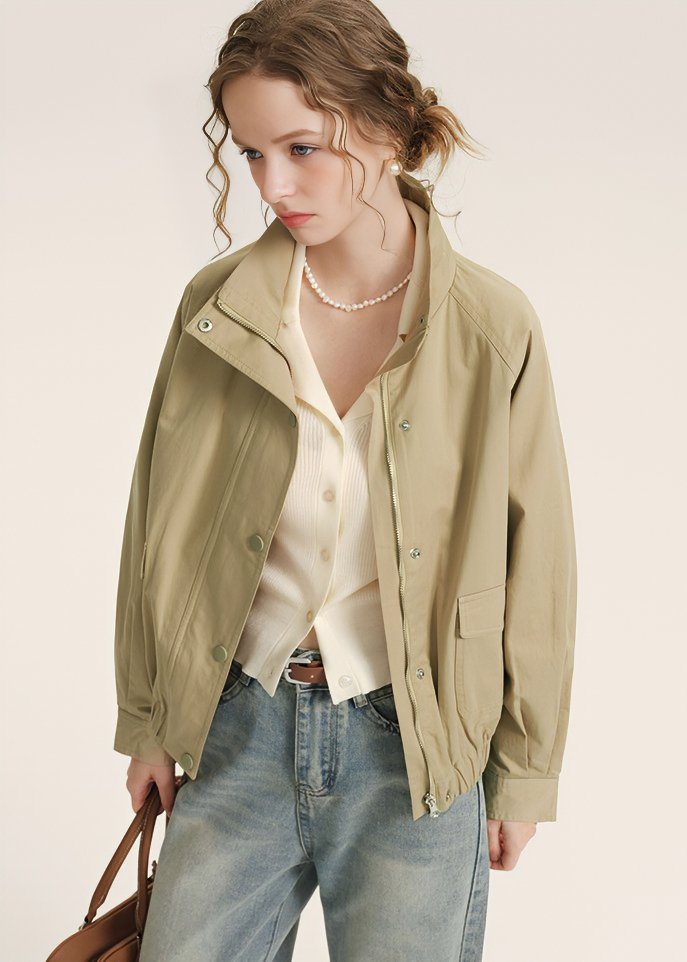 CROPPED CASUAL JACKET - ANLEM