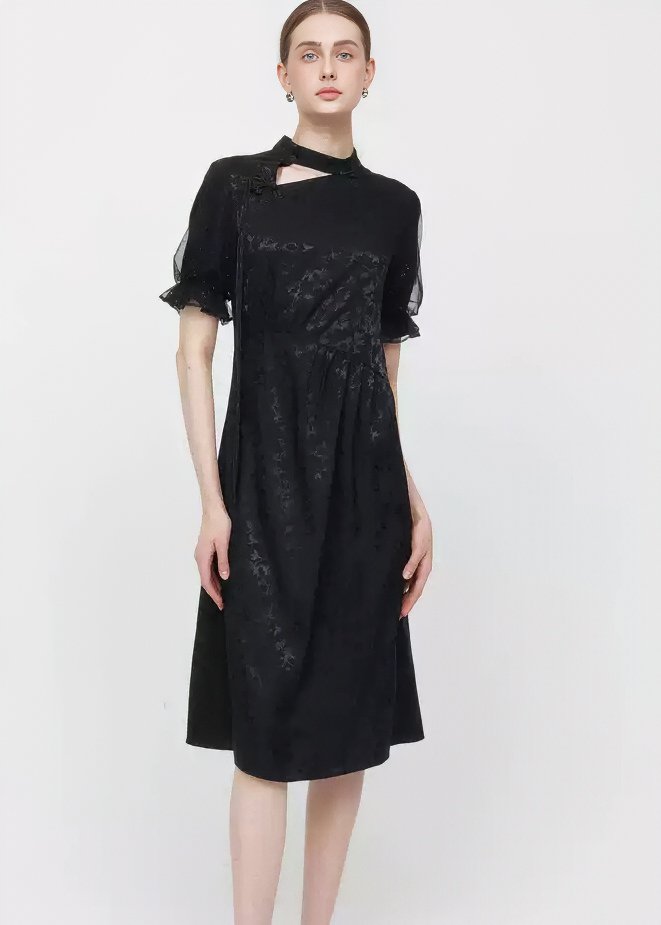 DESIGN NECK LACE DRESS - ANLEM