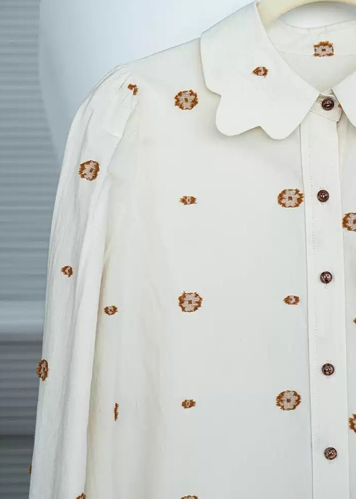 DESIGNER COLLAR EMBROIDERED SHIRT - ANLEM