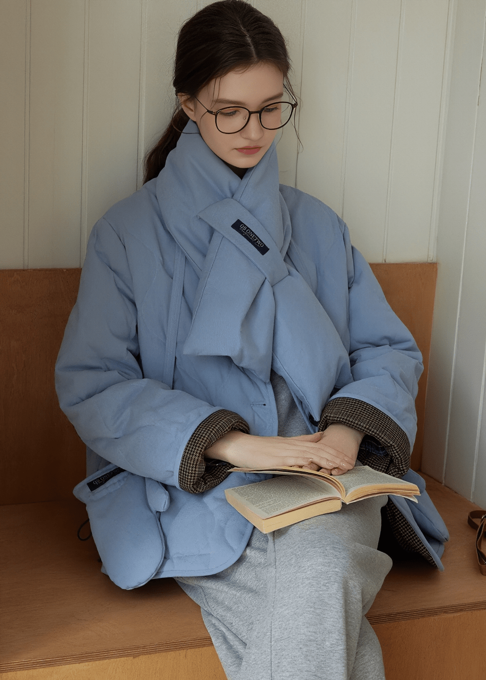 DIAMOND QUILTED SHORT JACKET - ANLEM