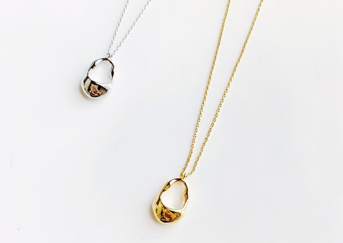 DISTORTED OVAL NECKLACE - ANLEM