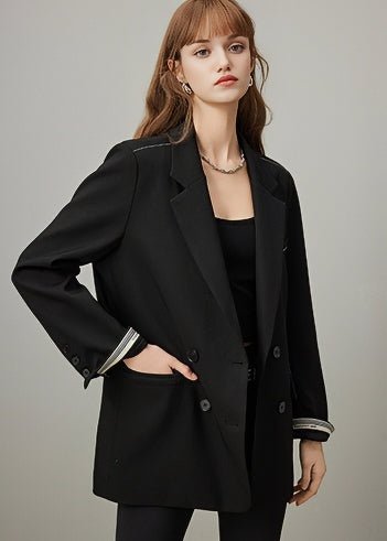 DOUBLE BREASTED STITCH JACKET - ANLEM