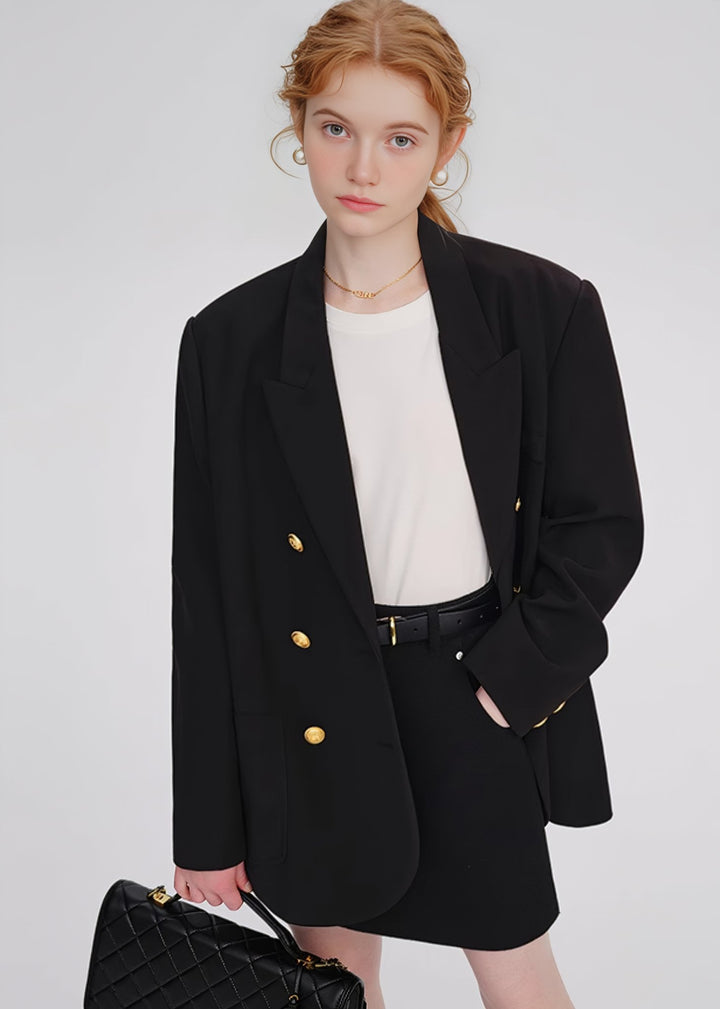 DOUBLE BREASTED STYLISH JACKET - ANLEM