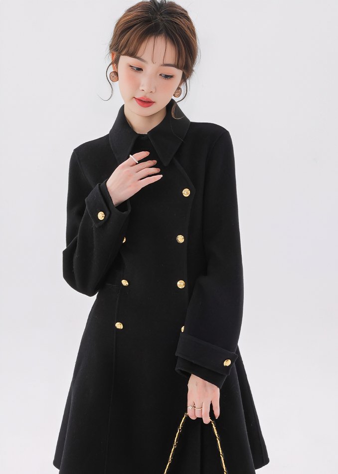 DOUBLE BUTTON A - LINE COAT - ANLEM