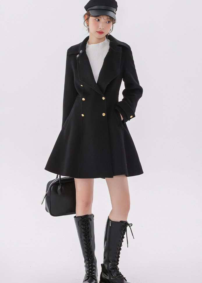 DOUBLE BUTTON A - LINE COAT - ANLEM