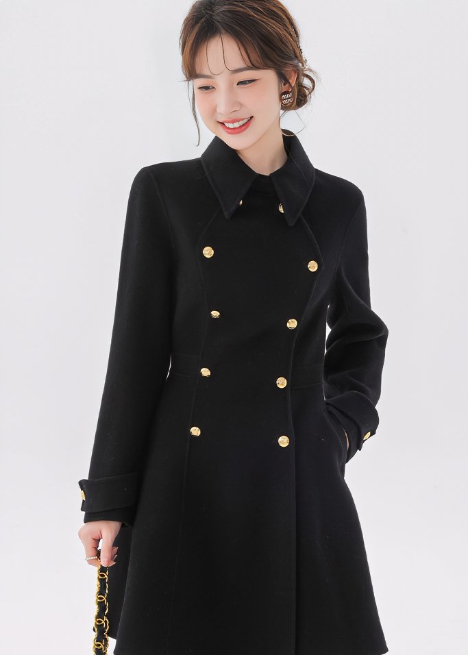 DOUBLE BUTTON A - LINE COAT - ANLEM