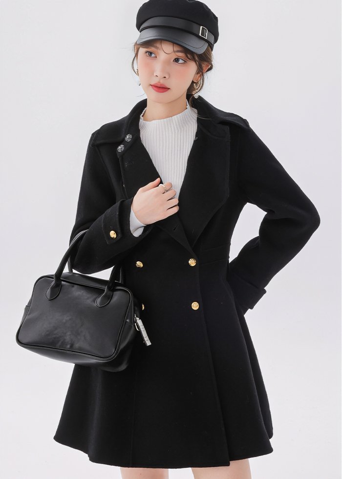 DOUBLE BUTTON A - LINE COAT - ANLEM