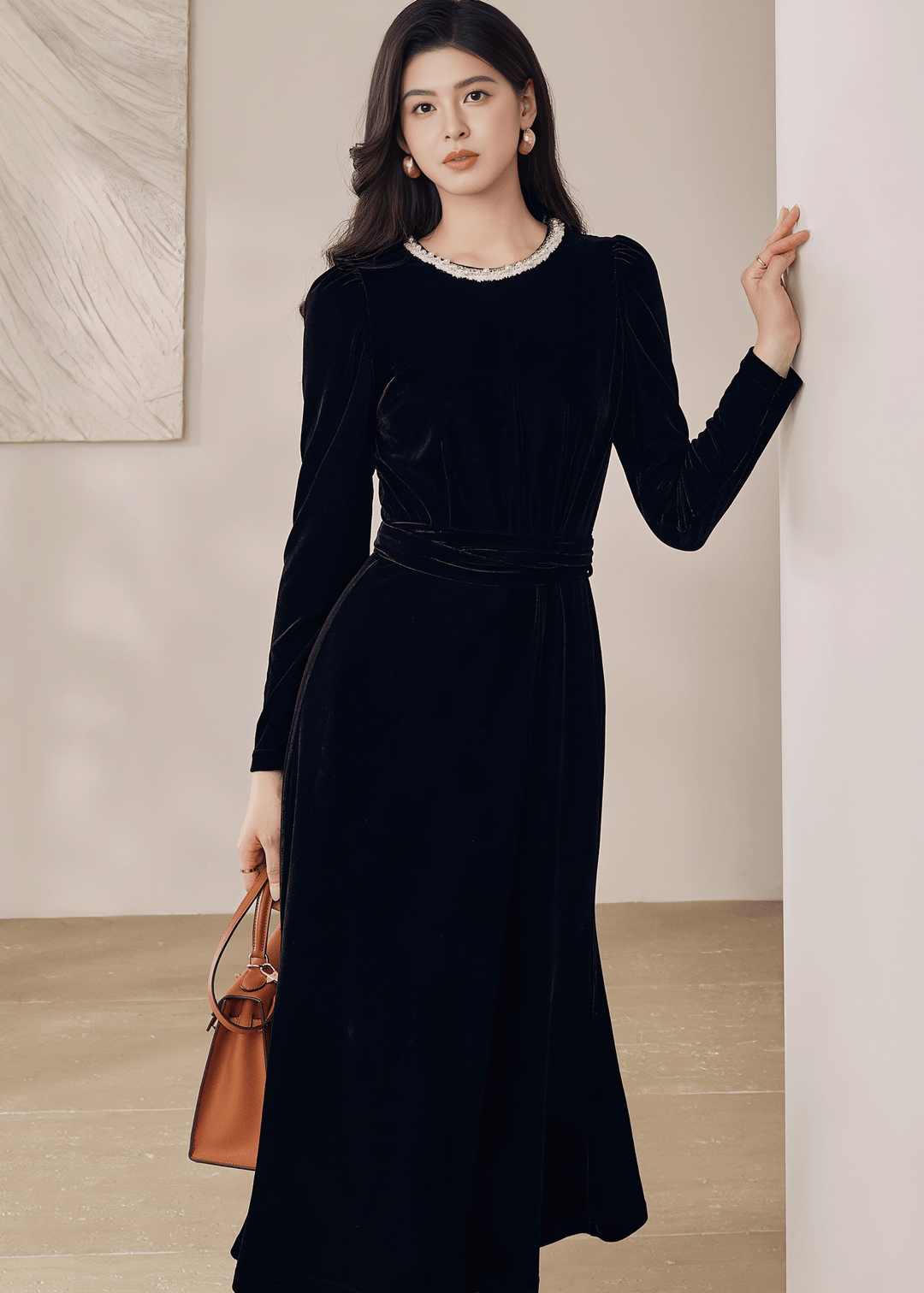 ELEGANCE VELVET DRESS - ANLEM