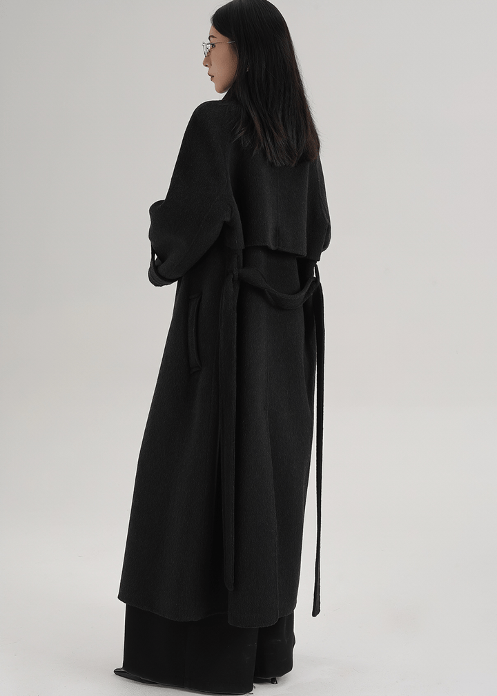 ELEGANT RAGLAN FUNNEL COAT - ANLEM