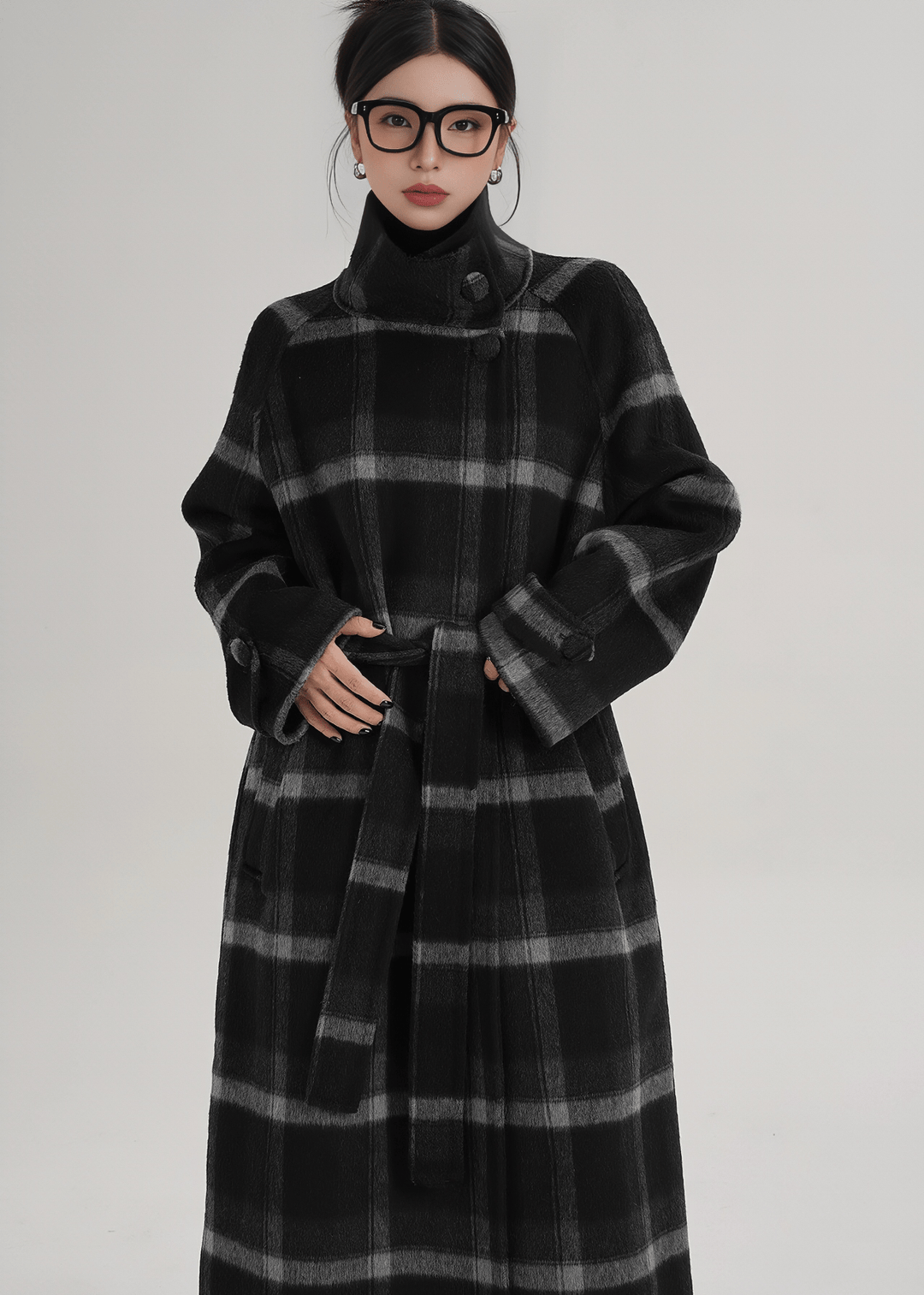 ELEGANT RAGLAN FUNNEL COAT - ANLEM