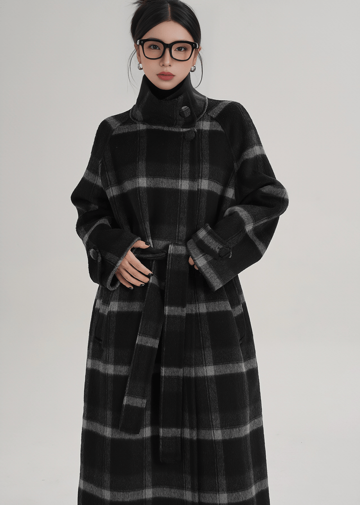 ELEGANT RAGLAN FUNNEL COAT - ANLEM