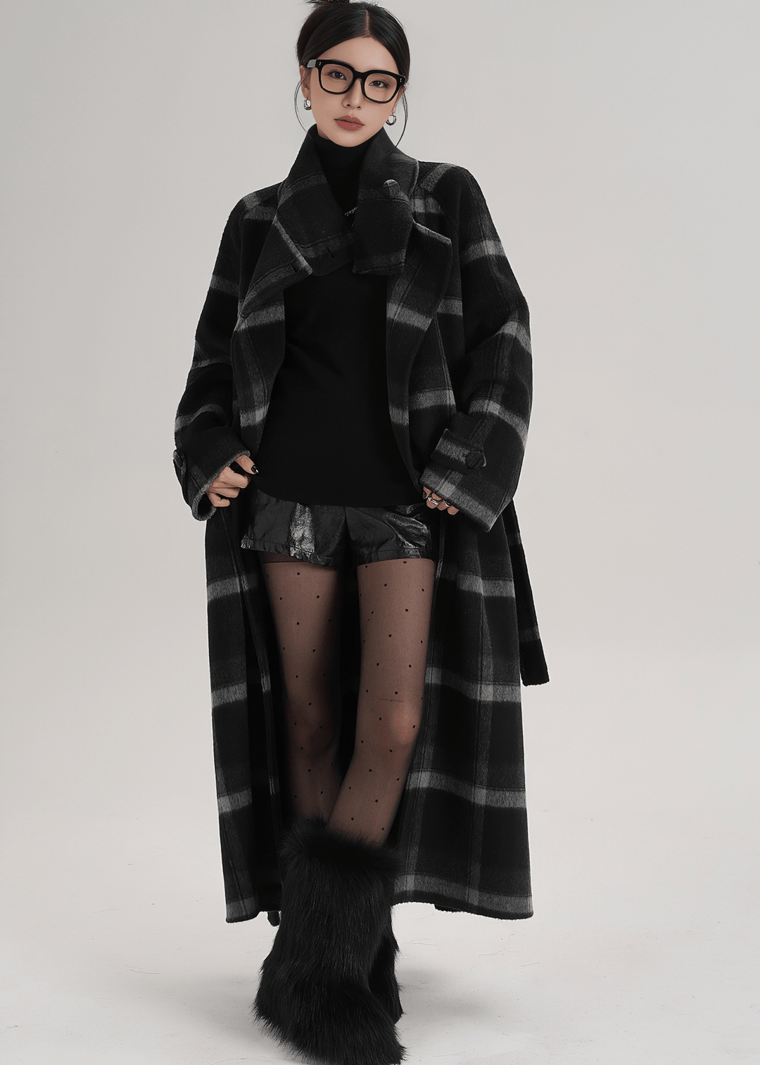 ELEGANT RAGLAN FUNNEL COAT - ANLEM