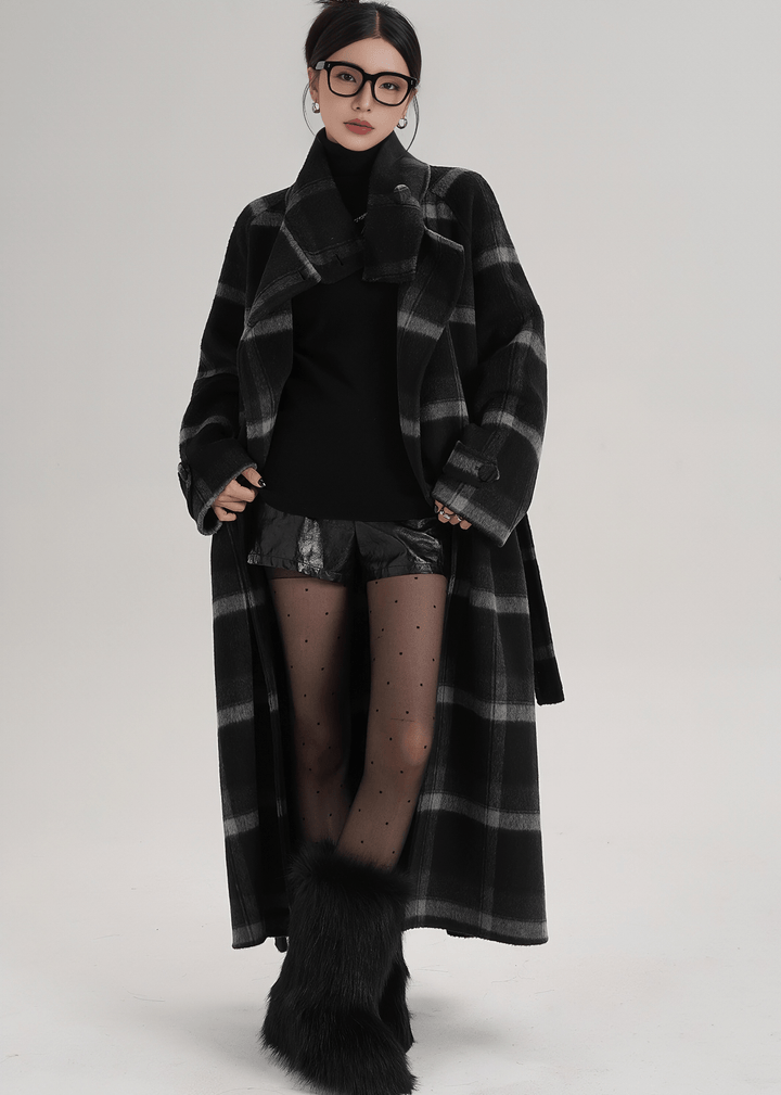 ELEGANT RAGLAN FUNNEL COAT - ANLEM