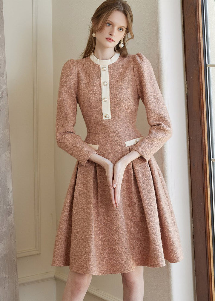 ELEGANT TWEED DRESS - ANLEM