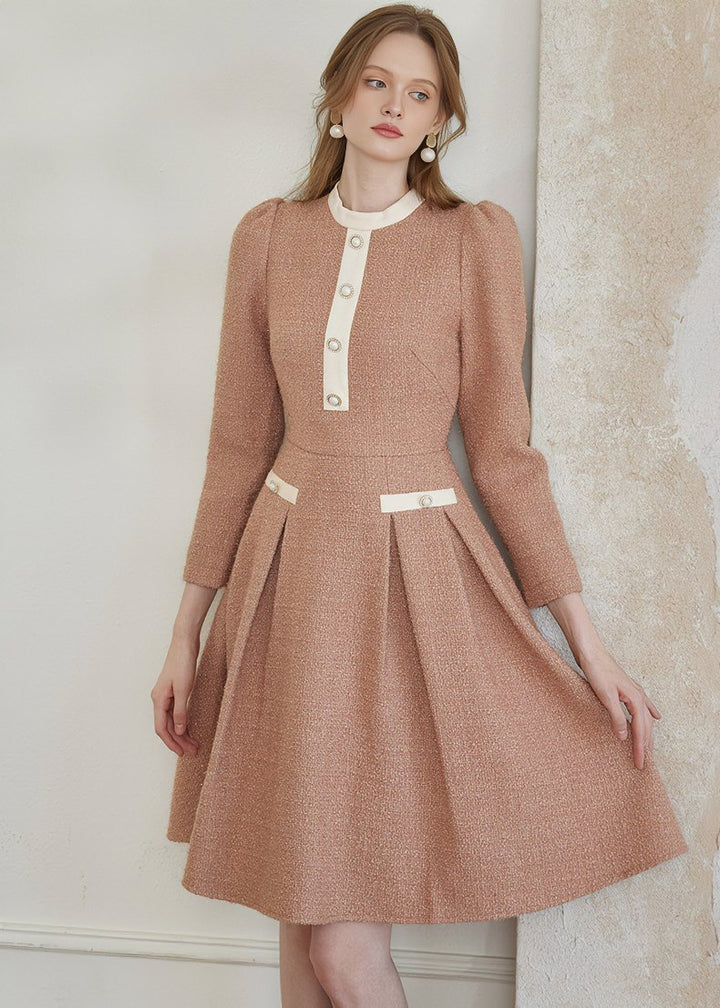 ELEGANT TWEED DRESS - ANLEM