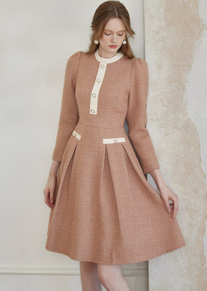 ELEGANT TWEED DRESS - ANLEM