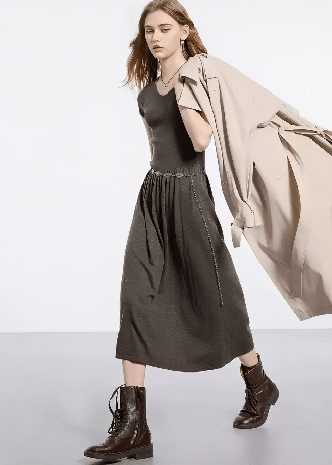 ESSENTIAL JERSEY MAXI DRESS - ANLEM