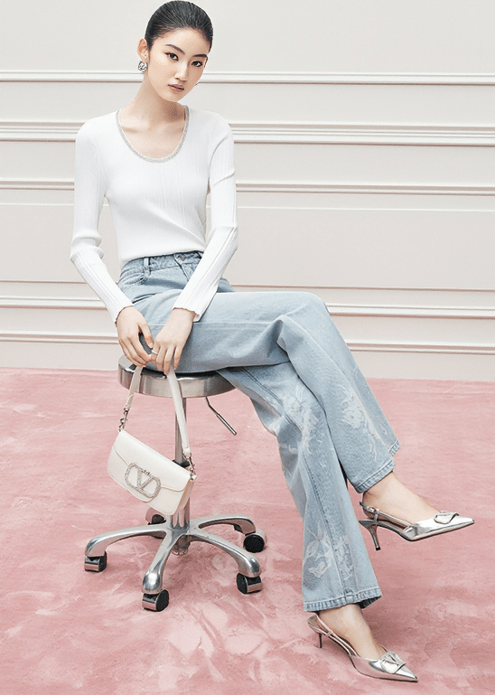 ETHEREAL BLOOM WIDE - LEG DENIM - ANLEM