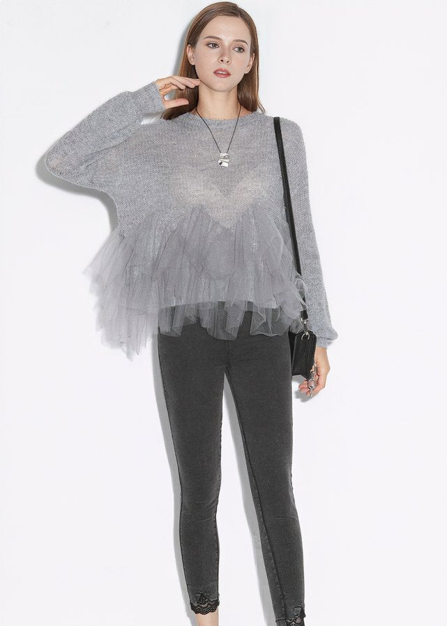 FAIRY MESH THIN KNIT - ANLEM