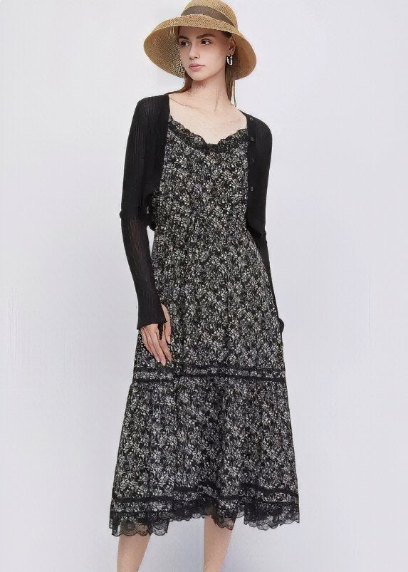 FLORAL MESH KNITS & DRESS - ANLEM