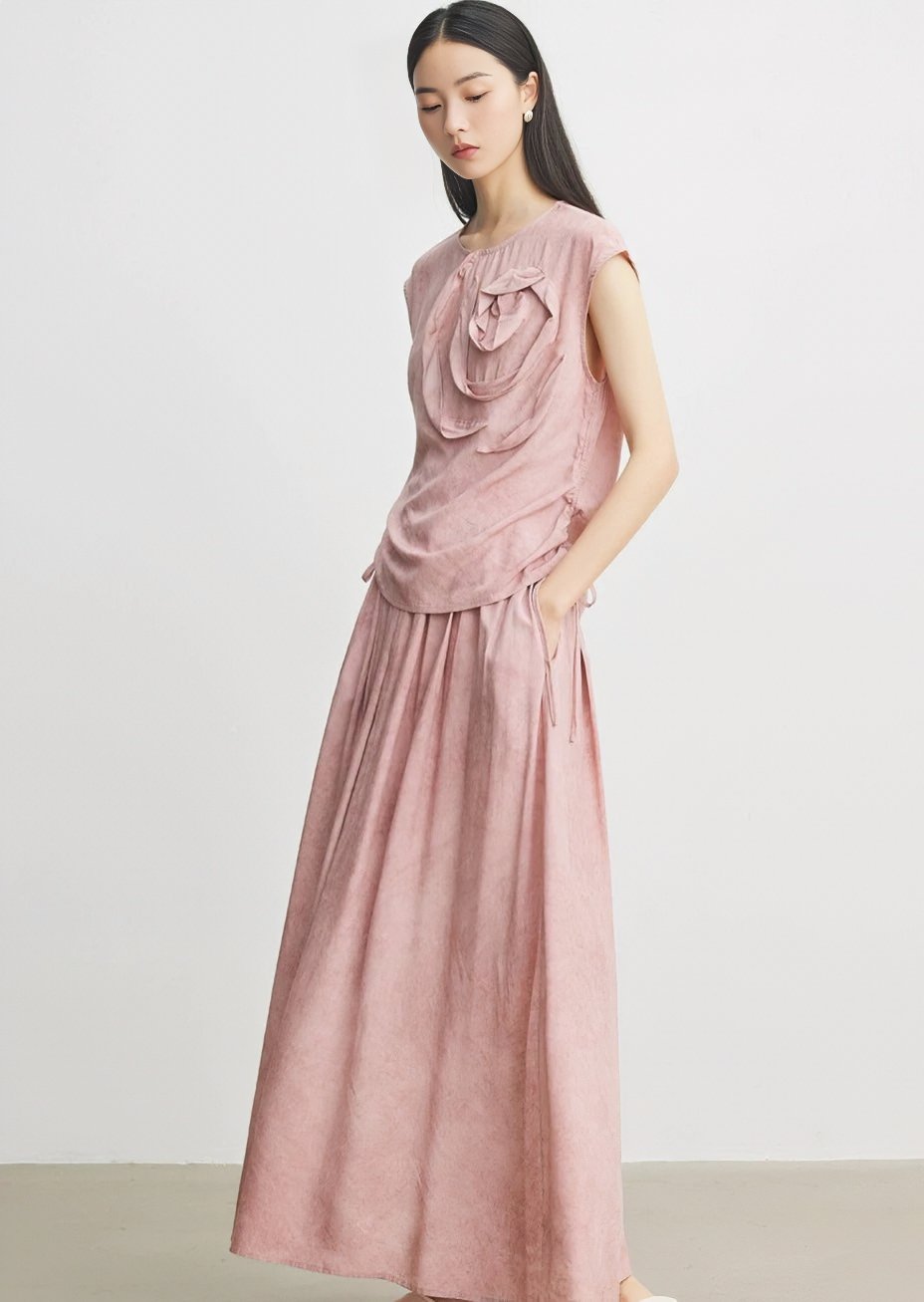 FLOWER APPLIQUE TOPS - ANLEM