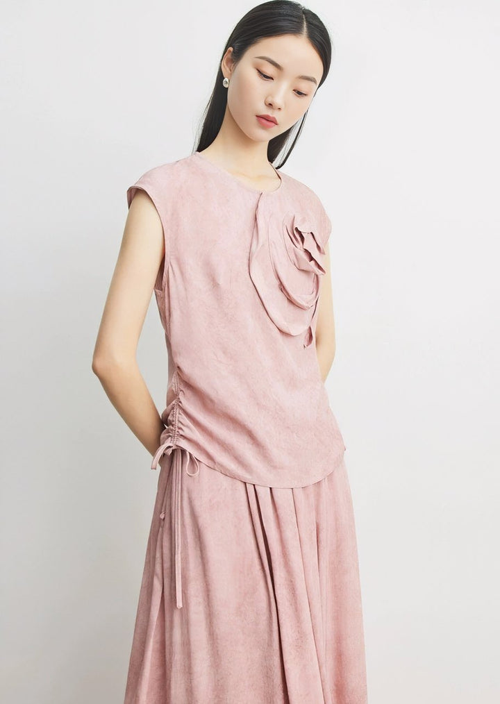 FLOWER APPLIQUE TOPS - ANLEM