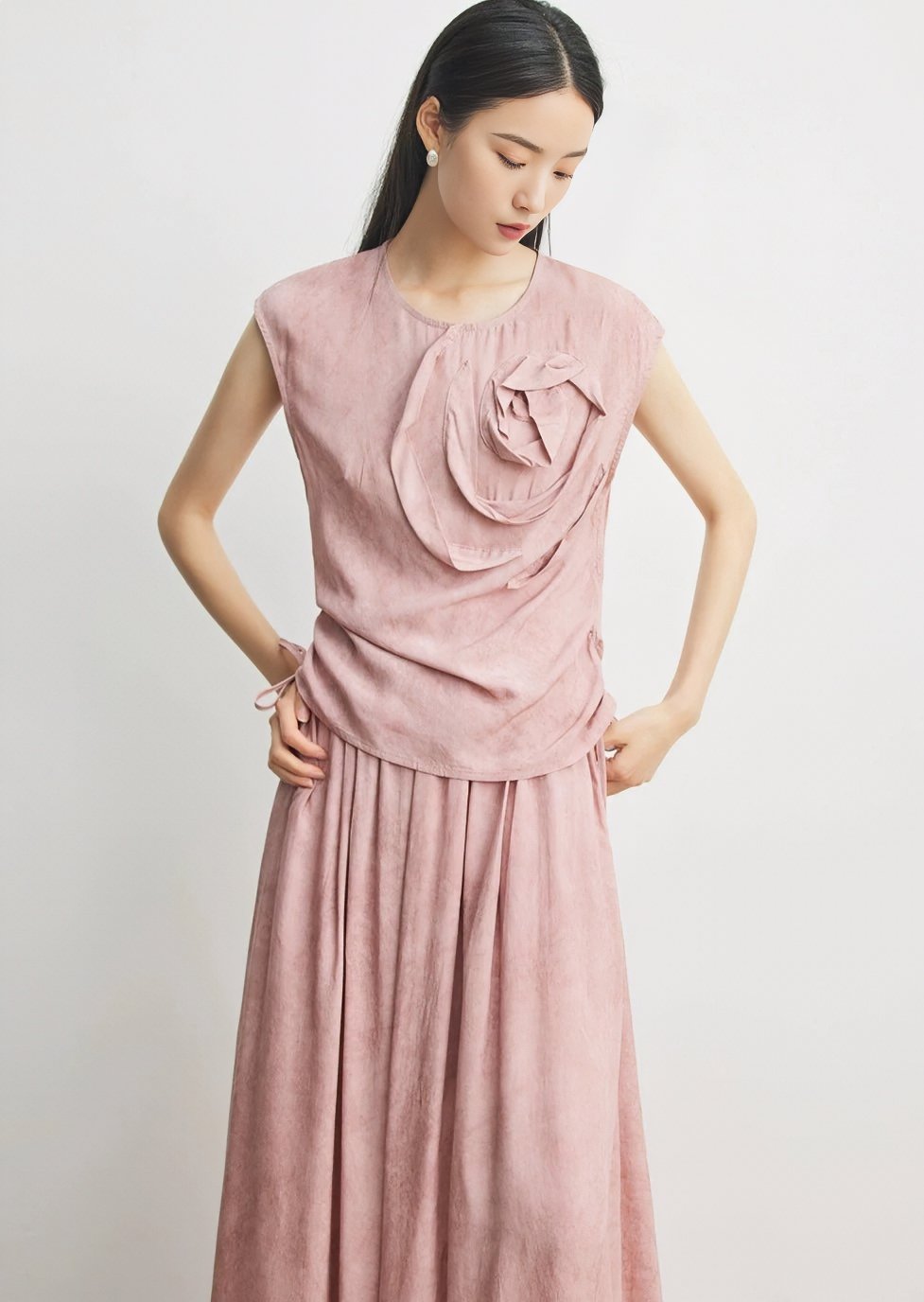 FLOWER APPLIQUE TOPS - ANLEM