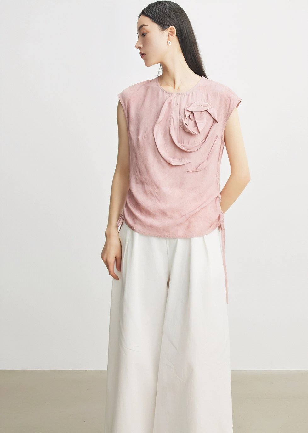 FLOWER APPLIQUE TOPS - ANLEM