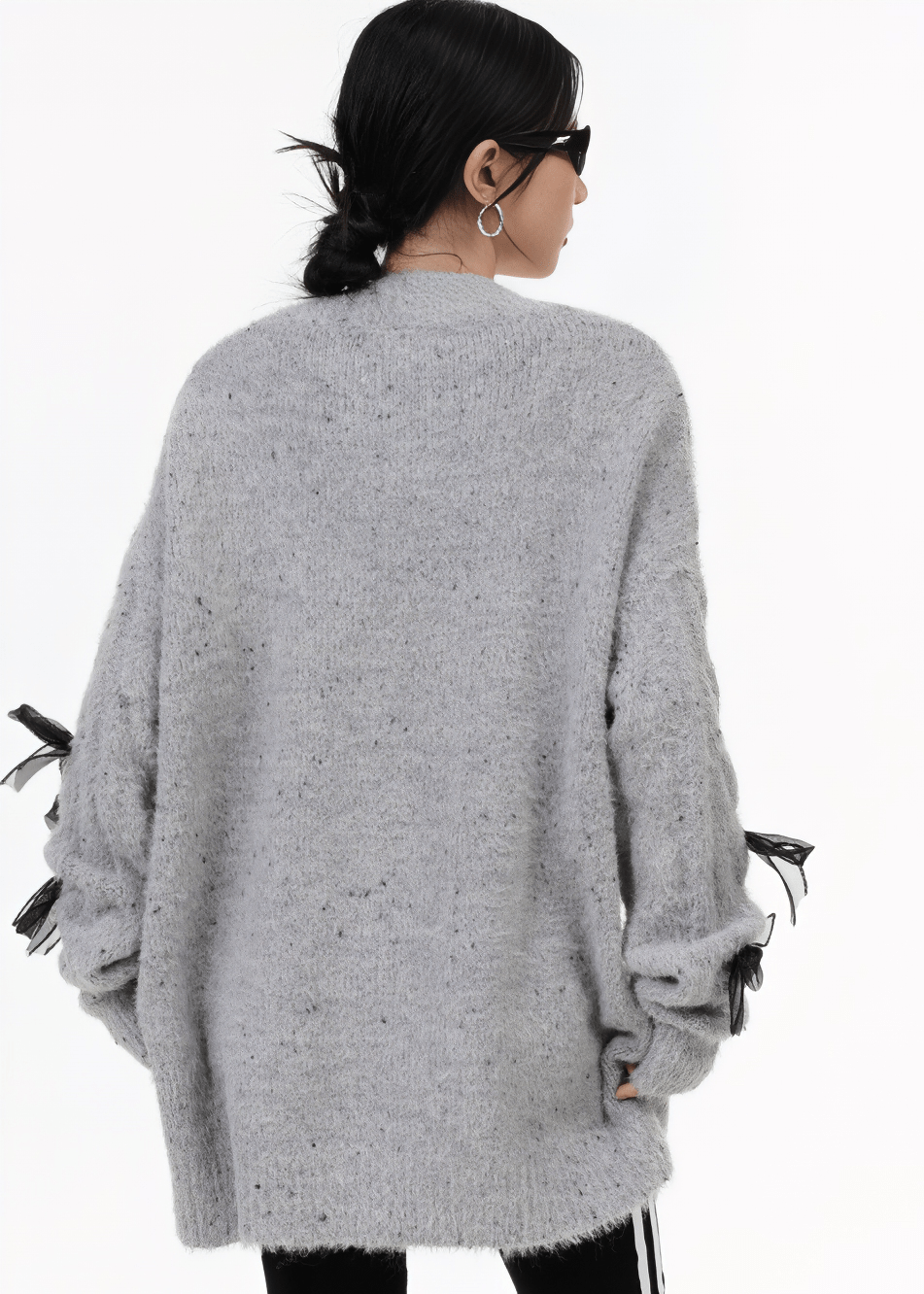 FLUFFY KNIT CARDIGAN - ANLEM