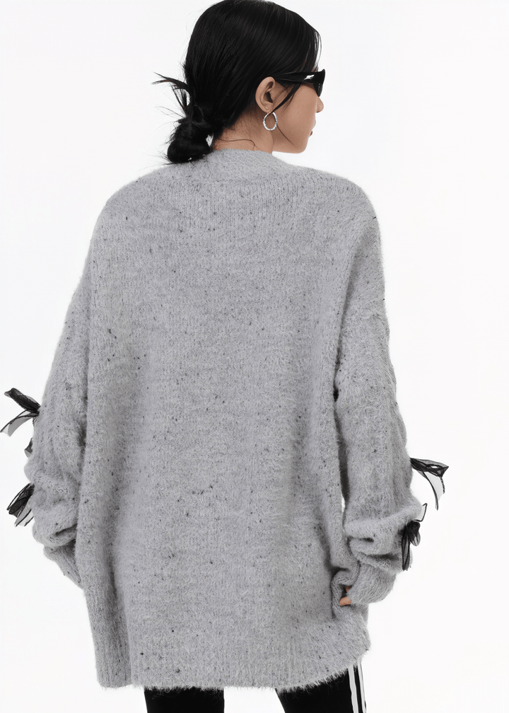 FLUFFY KNIT CARDIGAN - ANLEM