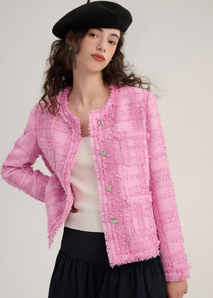 FRINGE FLAMINGO JACKET - ANLEM