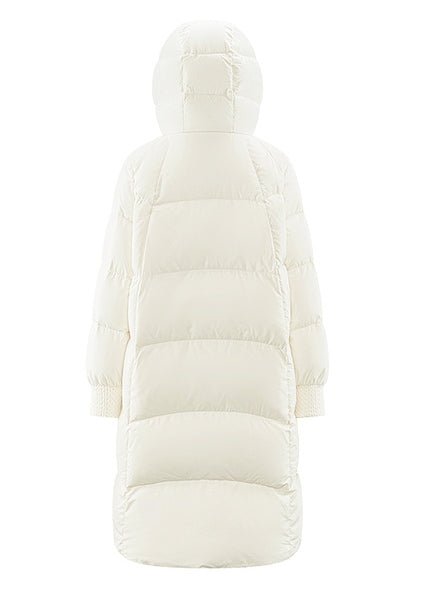 HOODED LONG DOWN JACKET - ANLEM