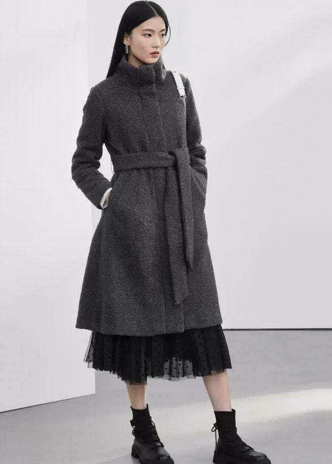 IMITATION LAMBSWOOL COAT - ANLEM