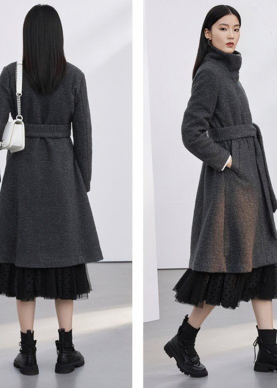 IMITATION LAMBSWOOL COAT - ANLEM