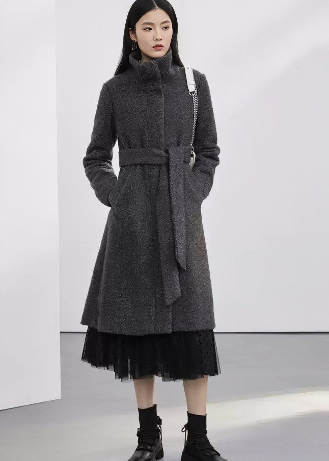 IMITATION LAMBSWOOL COAT - ANLEM