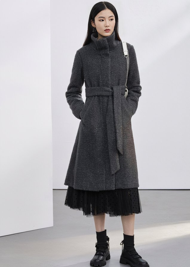 IMITATION LAMBSWOOL COAT - ANLEM