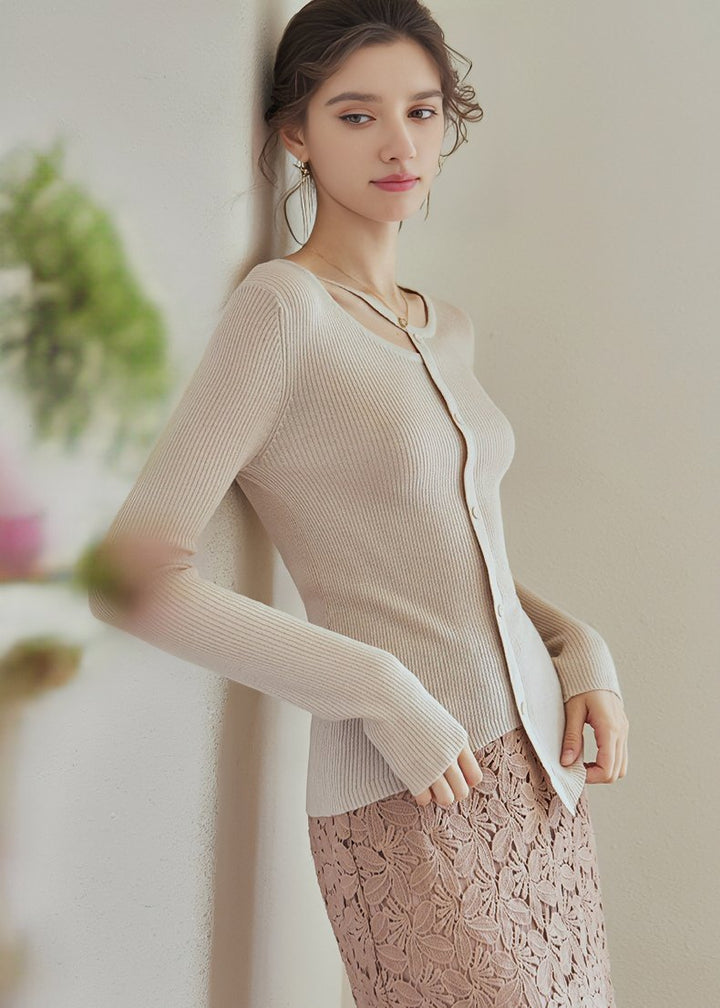 IRREGULAR SLIM KNIT CARDIGAN - ANLEM