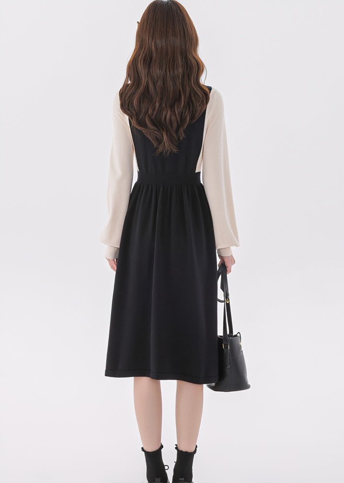 LAYER POLO KNIT DRESS - ANLEM