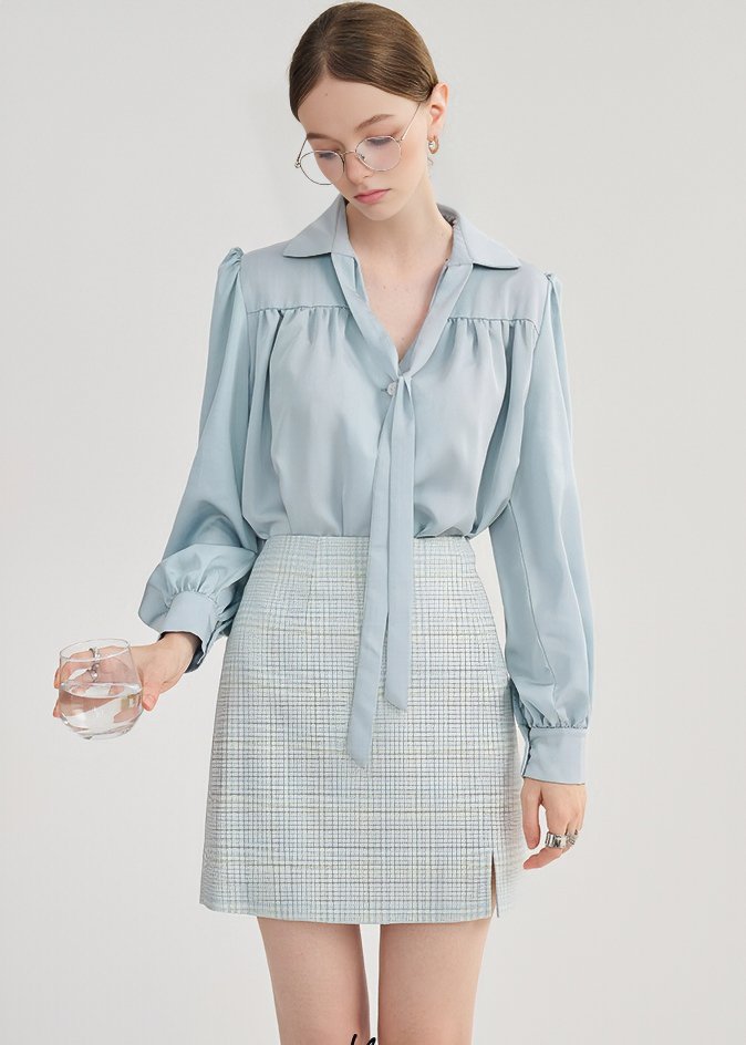 LONG PUFF SLEEVE SHIRT - ANLEM