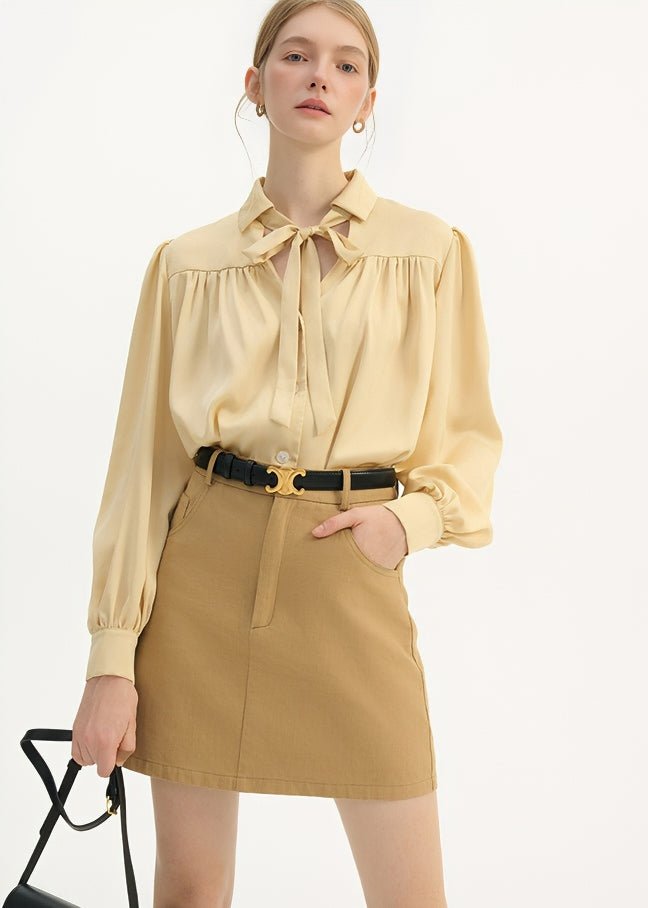 LONG PUFF SLEEVE SHIRT - ANLEM